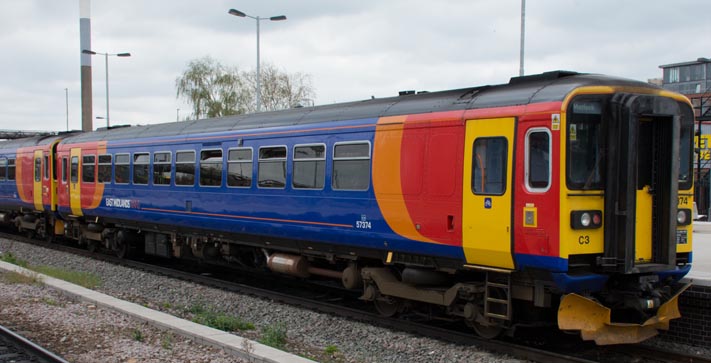 East Midland Trains class 153374 