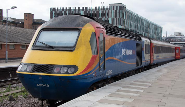 East Midland Trains HST with 43049 