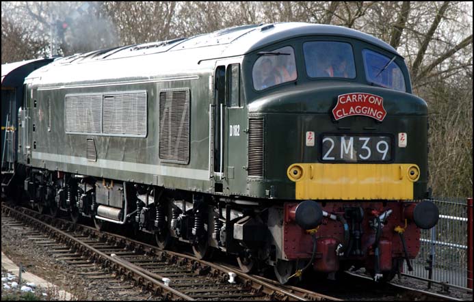 D 182 with a Carry on Clagging Headboard into Orton Mere