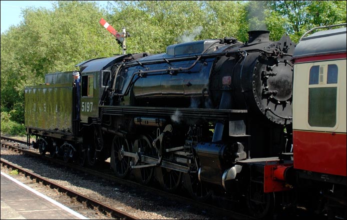 S160 number 5197 was from The Churnet Valley Railway at Orton Mere on the 2nd June 2007