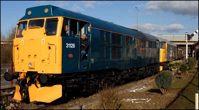 two class 31s at Orton Mere on the NVR