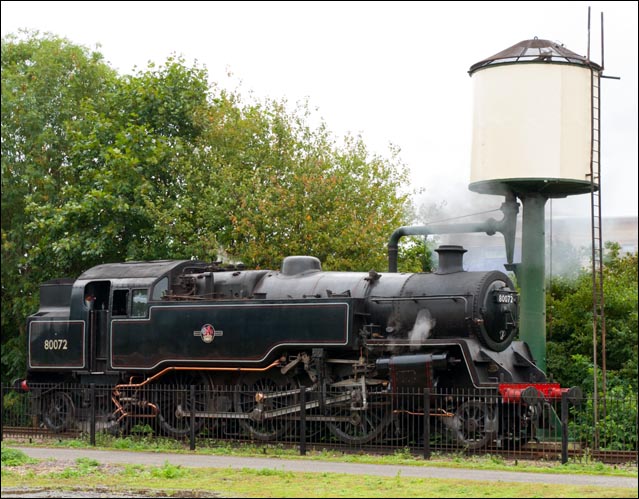 British Railways standard tank 2-6-4 locomotive no. 80072 