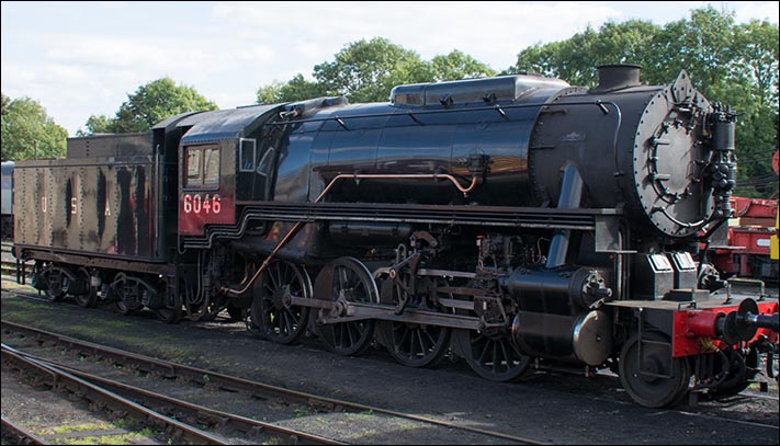 6046 at Wansford station at Nene Valley Railway  6046 at Wansford station at Nene Valley Railway