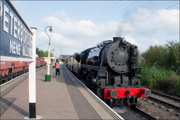 S160 6046 at the Peterborough Nene Valley railway station on Sunday the 14th of September 2014  S160 6046 at the Peterborough Nene Valley railway station on Sunday the 14th of September 2014