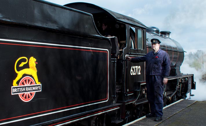 4-6-0 62712 Morayshire at Orton Mere 4-6-0 62712 Morayshire at Orton Mere
