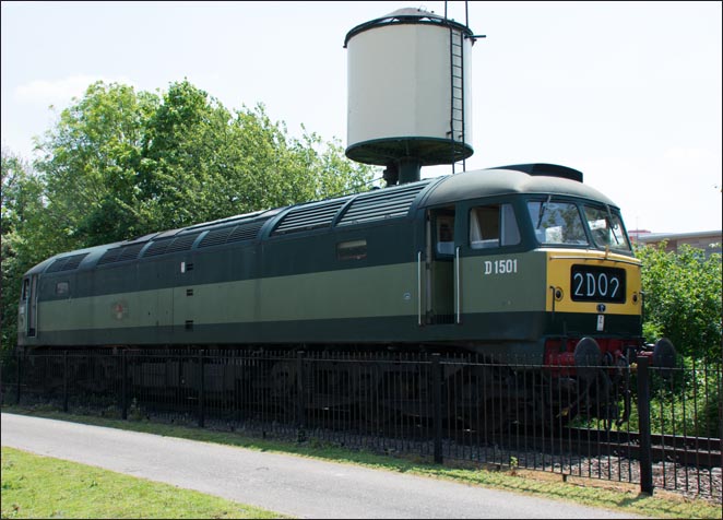Class 47 D 15014 at Peterborough Nene Valley station  Class 47 D 15014 at Peterborough Nene Valley station