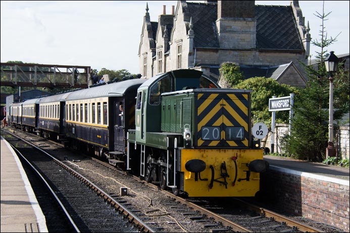 D9520 in Wansford station at Nene Valley Railway on Saturday the 27th September 2014 D9520 in Wansford station at Nene Valley Railway on Saturday the 27th September 2014