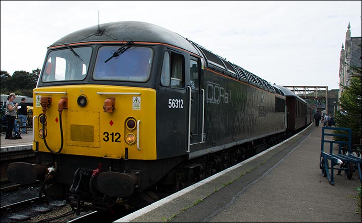 DCRail Class 56312 at Wansford at Nene Valley Railway Diesel Gala on Saturday the 27th September 2014  DCRail Class 56312 at Wansford at Nene Valley Railway Diesel Gala on Saturday the 27th September 2014