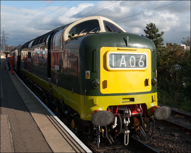 D9009 at the Nene Valleys Peterborough Station 