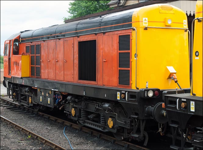  HNRail class 20314  at Wansford station in May 2013   