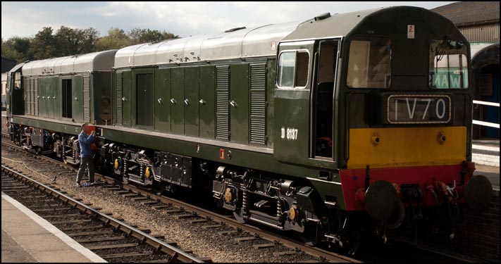 Class 20  D 8137 and Class 20 007
