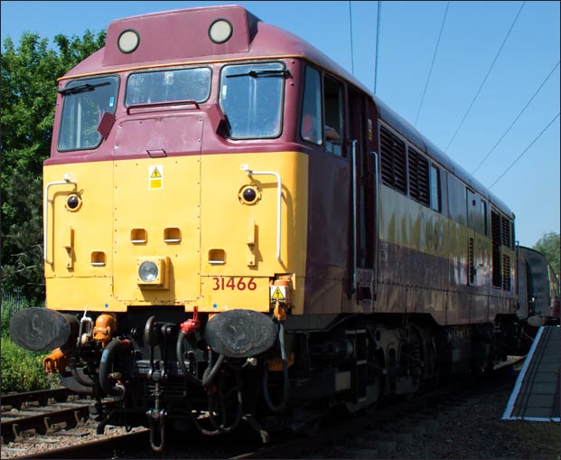 Class 31466 at The Nene Valleys Peterborough Station 