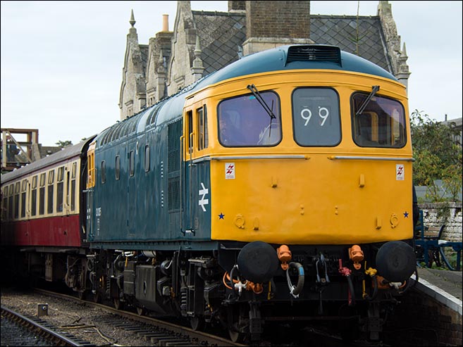 Class 33035 at Wansford at Nene Valley Railway Diesel Gala on Saturday the 27th September 2014  Class 33035 at Wansford at Nene Valley Railway Diesel Gala on Saturday the 27th September 2014