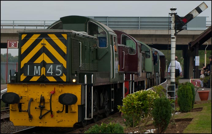 Four class 14s at Orton Mere station 