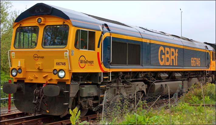 GBRf class 66746 Orton Mere May 2012