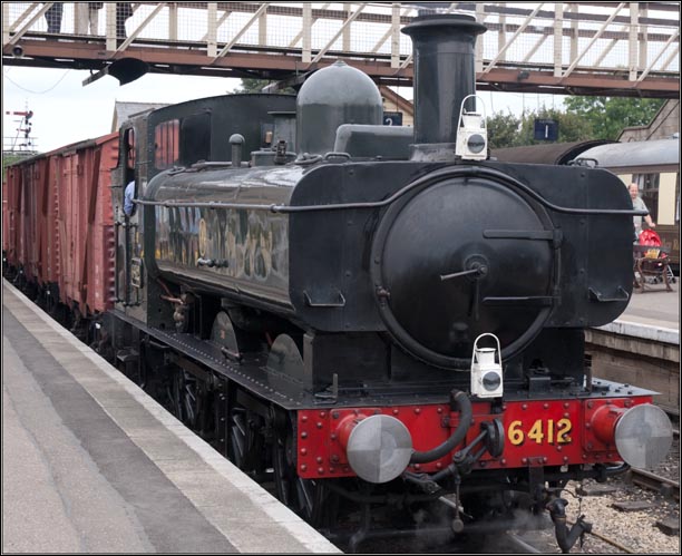 GWR 64XX  0-6-0T number 6412 at NVR in 2007