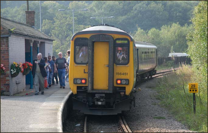 156451 at Grosmont with a train to Witby 