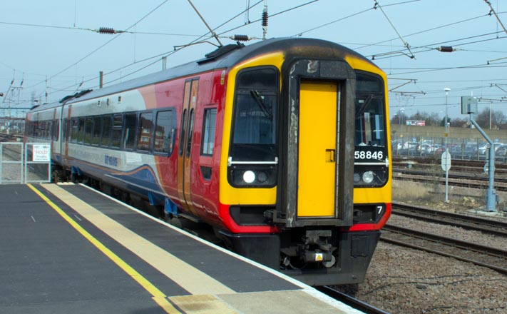 East Midland Trains class 158 846 