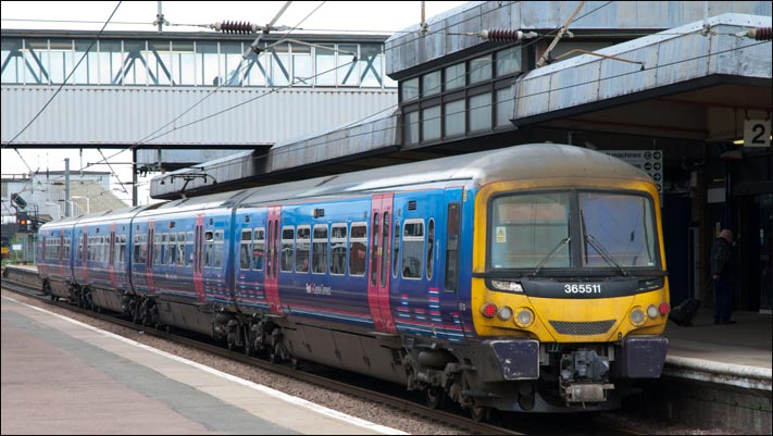 First Capital Connect class 365511 EMU in platform 2 on the 13th of April 2011 First Capital Connect class 365511 EMU in platform 2 on the 13th of April 2011