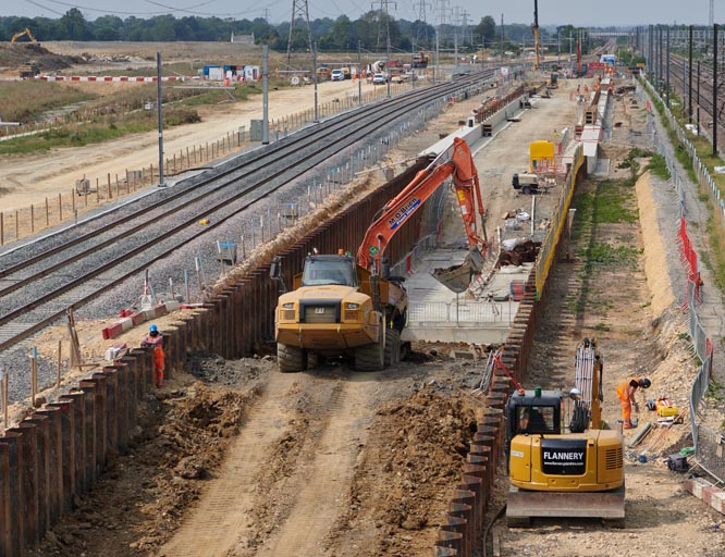 Digging out the dive under on the 10th of October 2020