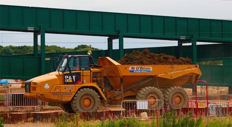 Dump truck on the 13th July 2020 