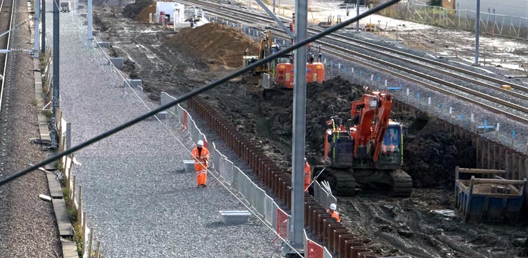 Looking south on the 3rd of November 2020