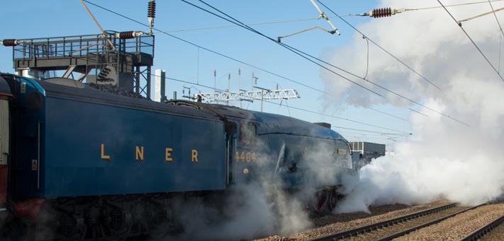 A4 4-6-2 4464 in platform 4 at Peterborough