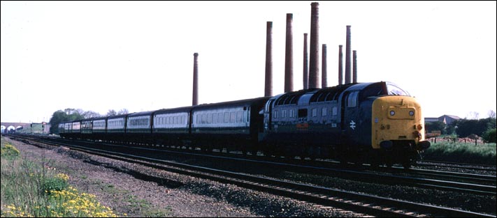  Class 55009 at Farcet