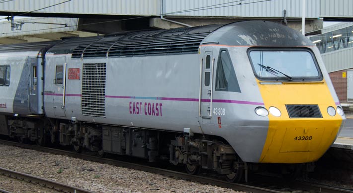 East Coast HST power car 43308 