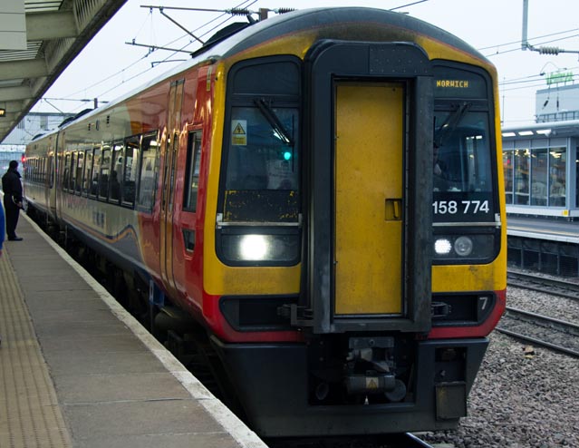 East Midland Trains class 158 774 
