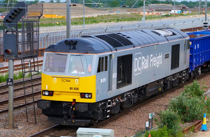 DC Rail class 60 029 Werrington on the 4th June in 2021