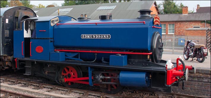 Andrew Barclay 0-4-0 Edmundsons in Rushden station