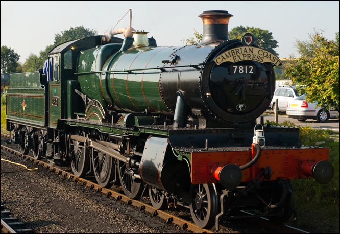 7812 Erlestoke Manor at the Severn Valley Railway  at Kidderminster in 2008