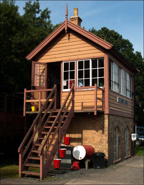 Highley signal Box at the Severn Valley Raiway 