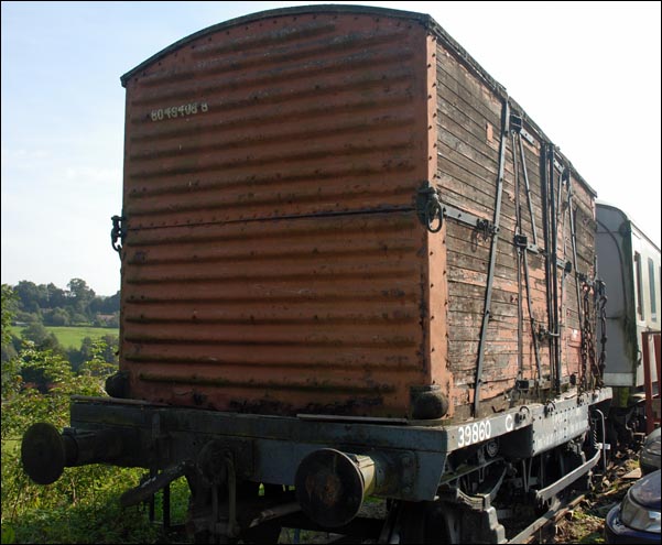 container and flat wagon 39860 