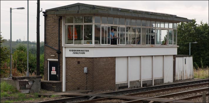 Kidderminster Junction signal box in 2008 