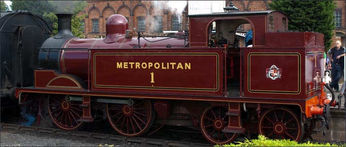 Metropolitan No.1 at the Severn Valley Raiways Kidderminster Town station