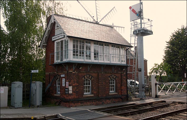  Heckington signal box on the 24th of May 2012 .