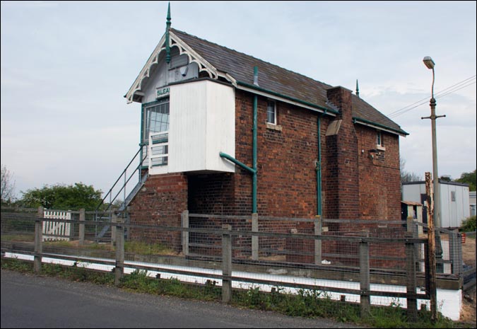 Sleaford West signal box rear