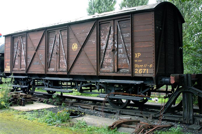 Great Western Railway Fish Bloate covered van no. 2671