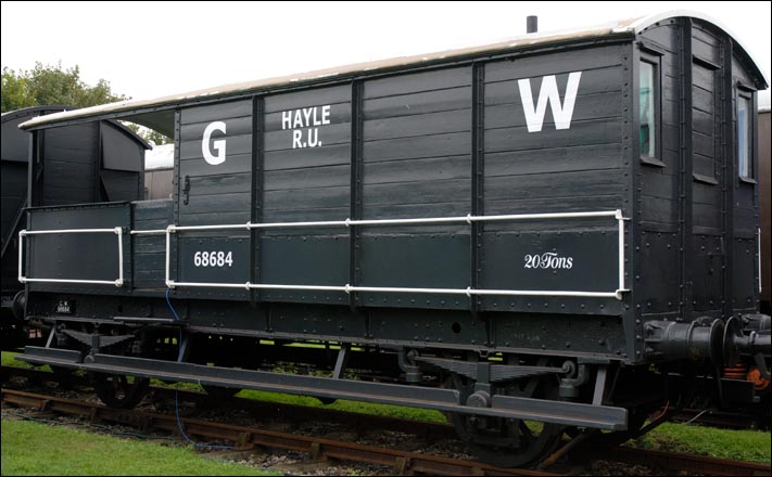 20T Toad brake van is number 68684