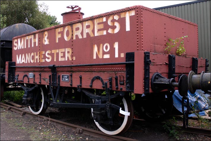 This Tar tank wagon has the number 1 on it