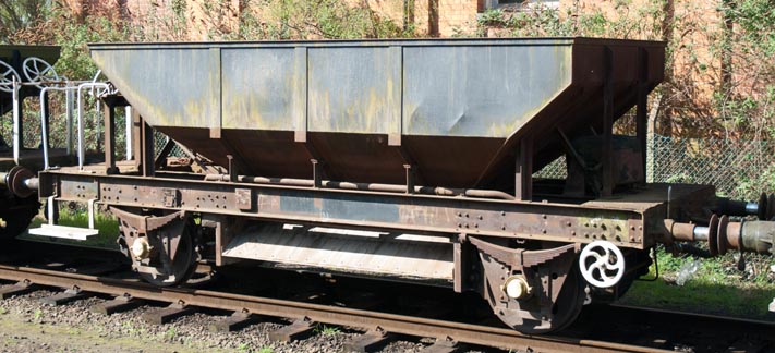 Dogfish Ballast wagonat the Great Central railway in 2011