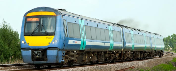 National Express East Anglia class 170 201 on the 23rd March 2010