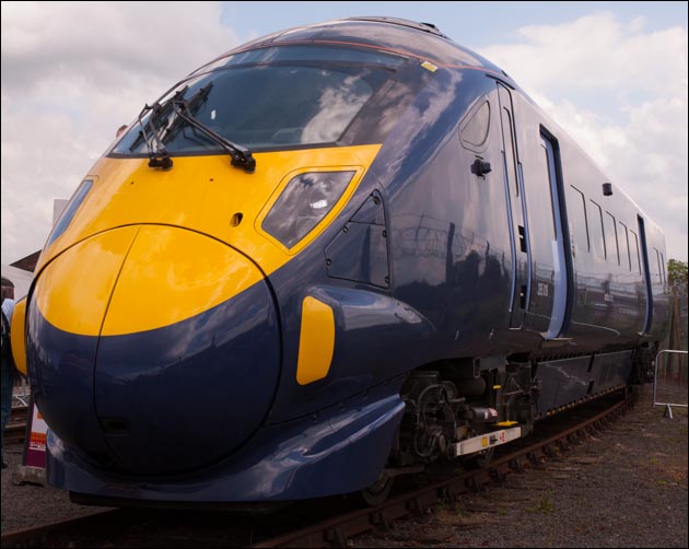 Class 395019 EMU at the Railfest 2012 Exhibition held at the National Railway Museum in York Class 395019 EMU at the Railfest 2012 Exhibition held at the National Railway Museum in York