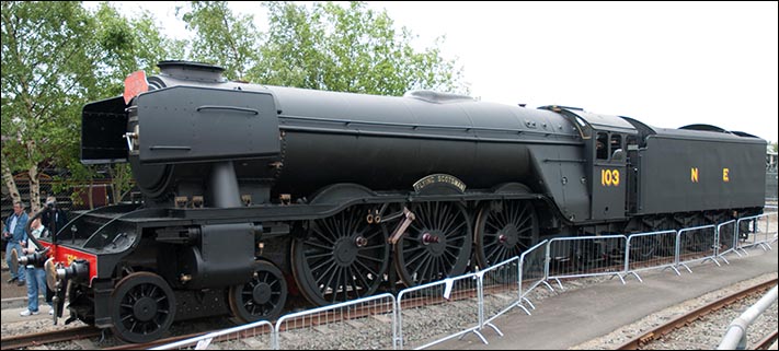 NE A3 Flying Scotsman 103 at Railfest at the National Railway Museum at York on the 6th of June 2012 NE A3 Flying Scotsman 103 at Railfest at the National Railway Museum at York on the 6th of June 2012