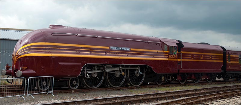 Duchess Of Hamilton at Railfest in 2012 Duchess Of Hamilton at Railfest in 2012