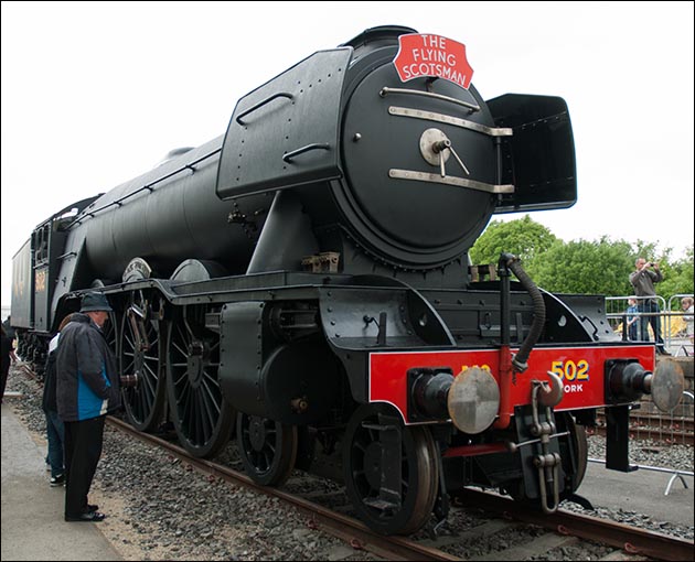 Flying Scotsman at RailFest in 2012 Flying Scotsman at RailFest in 2012