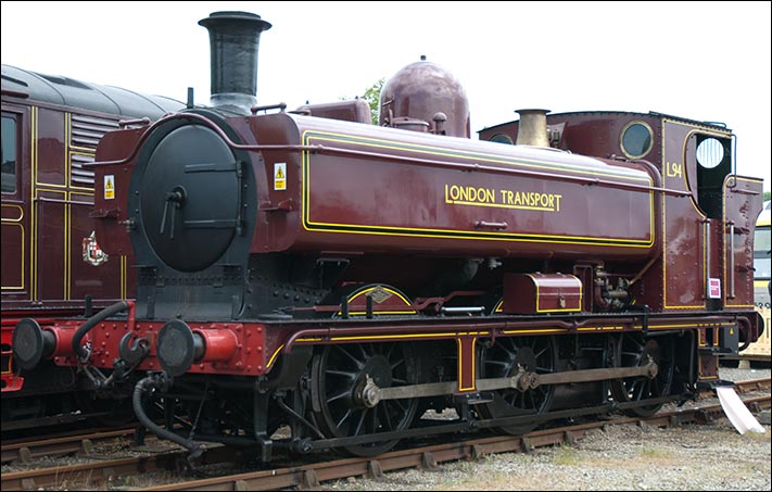 GWR 0-6-0ST in London Transport colours with the number L94 at Railfest in 2012 GWR 0-6-0ST in London Transport colours with the number L94 at Railfest in 2012