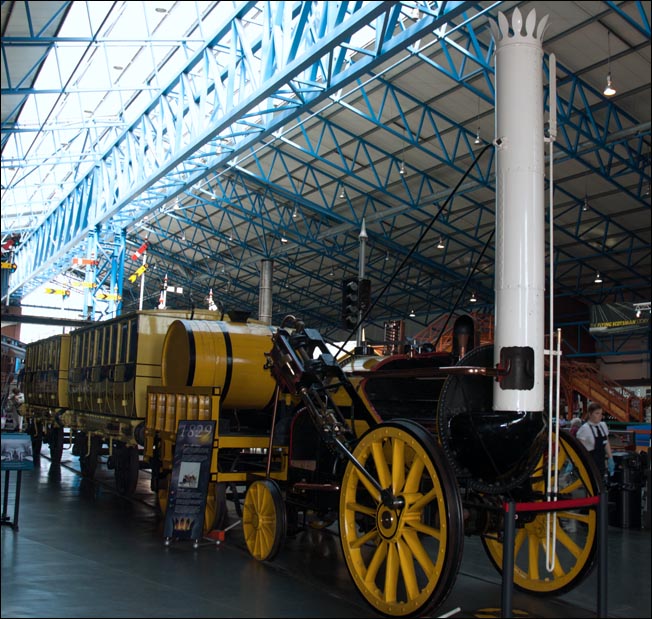 Rocket at the National Railway Museum in York  